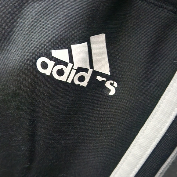 Adidas Black Track Suit with White Stripes - Picture 3 of 4